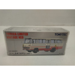 NISSAN CIVILIAN AUTOBUS WHITE/RED 1:64 TOMICA LIMITED VINTAGE NEO LV-N60a