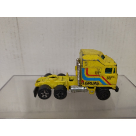 KENWORTH K100 CONVENTIONAL YELLOW CAMION/TRUCK 1:87/apx1:64 GUISVAL NO BOX