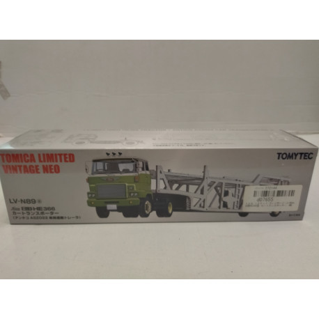 HINO HE366 CAMION/TRUCK CAR TRANSPORTER 1:64 TOMICA LIMITED VINTAGE NEO N89-a