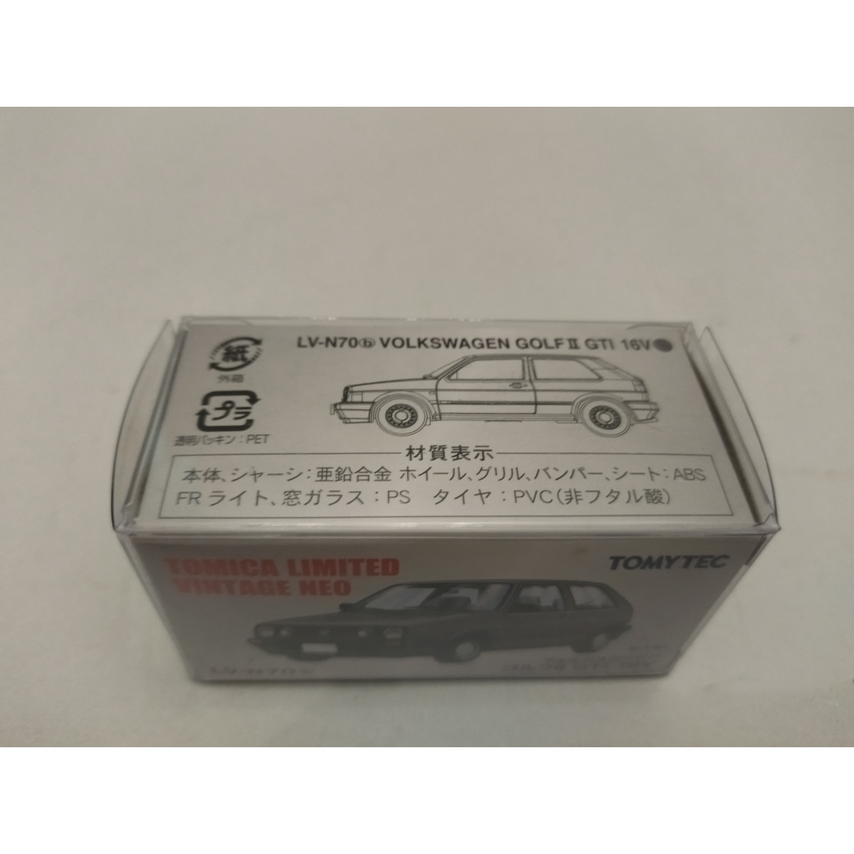 VOLKSWAGEN GOLF 2 GTi 16V GREY 1:64 TOMICA LIMITED VINTAGE NEO N