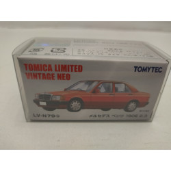 MERCEDES-BENZ W201 190E 2.3 RED 1:64 TOMICA LIMITED VINTAGE NEO N-79b