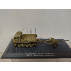 STEYR RSO + PAK 40 ANTI TANK GUN 2.PzDiv 1944 1:43 ALTAYA IXO