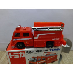 RESCUE WORK CAR FIRE apx 1:64 TOMICA 13