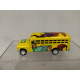 CHEVROLET SCHOOL BUS 1956 SPIDER-MAN 1:64 JOHNNY LIGHTNING NO BOX