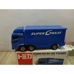 MITSUBISHI FUSO SUPER GREAT TRUCK BLUE apx 1:64 TOMICA 7