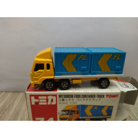 MITSUBISHI FUSO CONTAINER TRUCK 1:102/apx 1:64 TOMICA 74