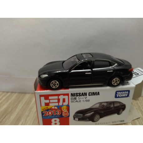 NISSAN CIMA F50 BLACK 1:68/apx 1:64 TOMICA 8