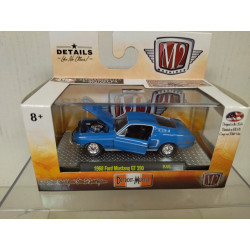 FORD MUSTANG 1968 GT 390 BLUE 1:64 M2 MACHINES