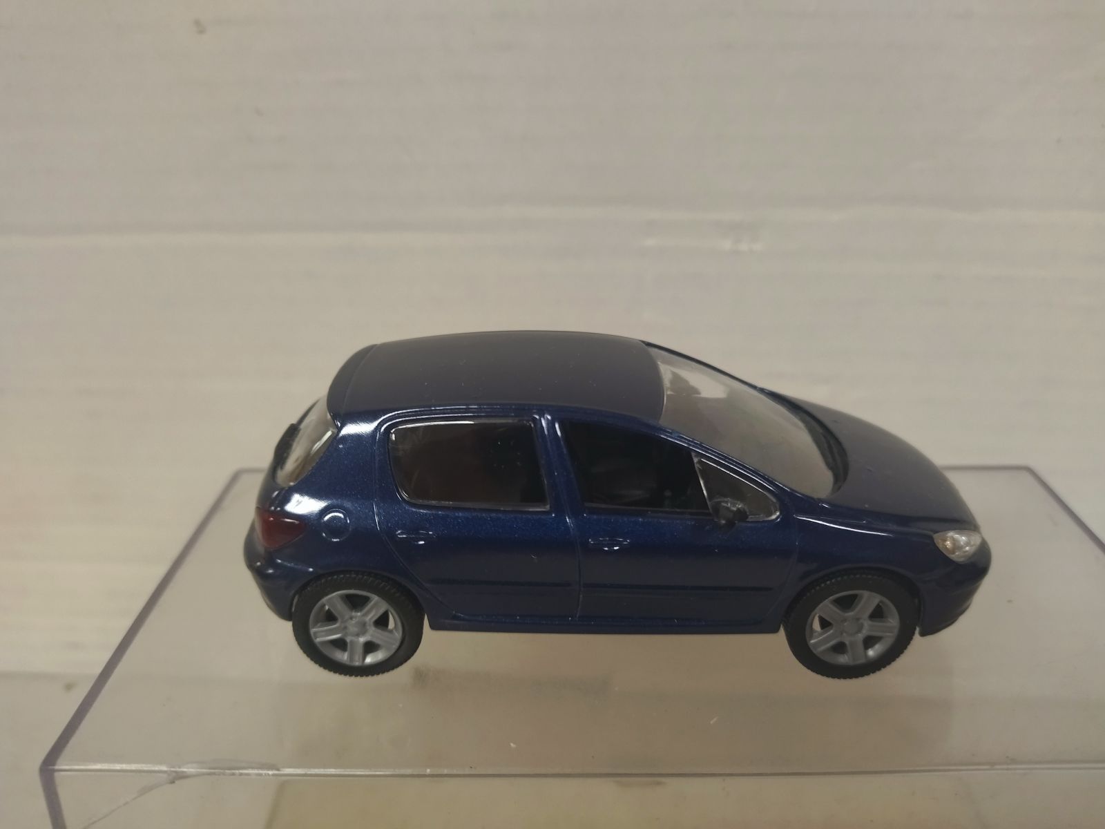 PEUGEOT 307 2001 5P BLUE 1:43 NOREV HACHETTE NO BOX - BCN STOCK CARS