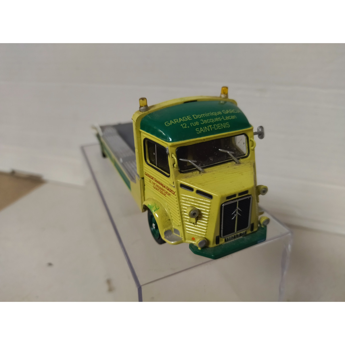 CITROEN 350N BELPHEGOR pompier 1/43 (no solido/eligor/norev/dinky) EUR