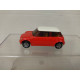 NEW MINI COOPER (BMW) RED/WHITE 1:55/ apx 1:64 MAJORETTE 229A NO BOX