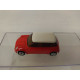 NEW MINI COOPER (BMW) RED/WHITE 1:55/ apx 1:64 MAJORETTE 229A NO BOX