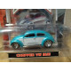 VOLKSWAGEN BEETLE CHOPPED BLUE/WHITE G-RIDEZ 1:64 MAISTO