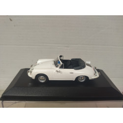 PORSCHE 356 C 1965 CABRIOLET POLICE 1:43 MINICHAMPS DEFECT/NO ANTENA