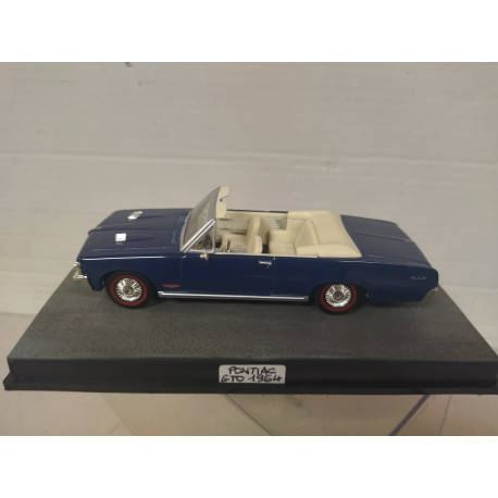 PONTIAC GTO 1964 CONVERTIBLE BLUE 1:43 NEW RAY CAJA NO ORIGINAL