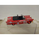 FORD FAIRLANE 1956 CONV n21 GLEN WOOD NASCAR 1:43 QUARTZO BOX SHOWCASE BROKEN