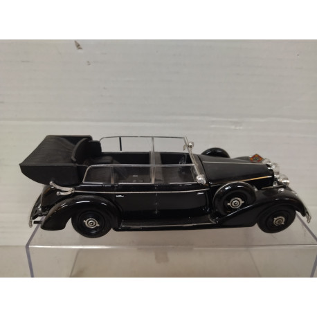 MERCEDES-BENZ W150 770K 1937 CONVERTIBLE BLACK 1:43 RIO MODELS NO BOX/DEFECT