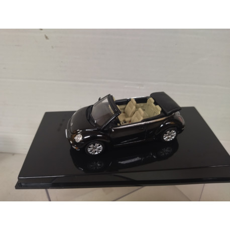 VOLKSWAGEN NEW BEETLE CABRIO BLACK 1:43 AUTOART