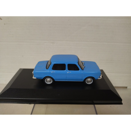 SIMCA 1000 1973 GL AZUL COLOMBIA 1:43 LUPPA IXO CAJA NO ORIGINAL