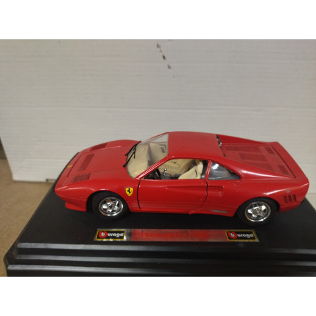 FERRARI GTO 1984 RED 1:43 BBURAGO NO BOX