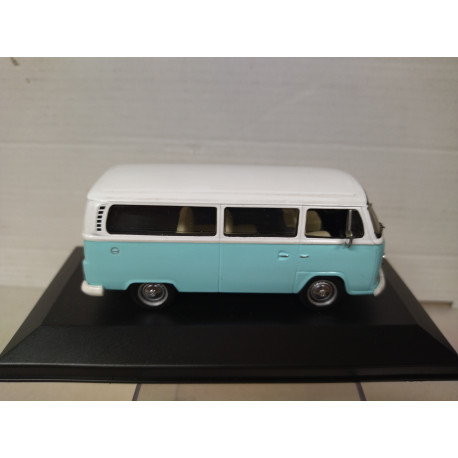 VOLKSWAGEN T2 KOMBI WHITE/BLUE 1:43 ALTAYA IXO CAJA NO ORIGINAL
