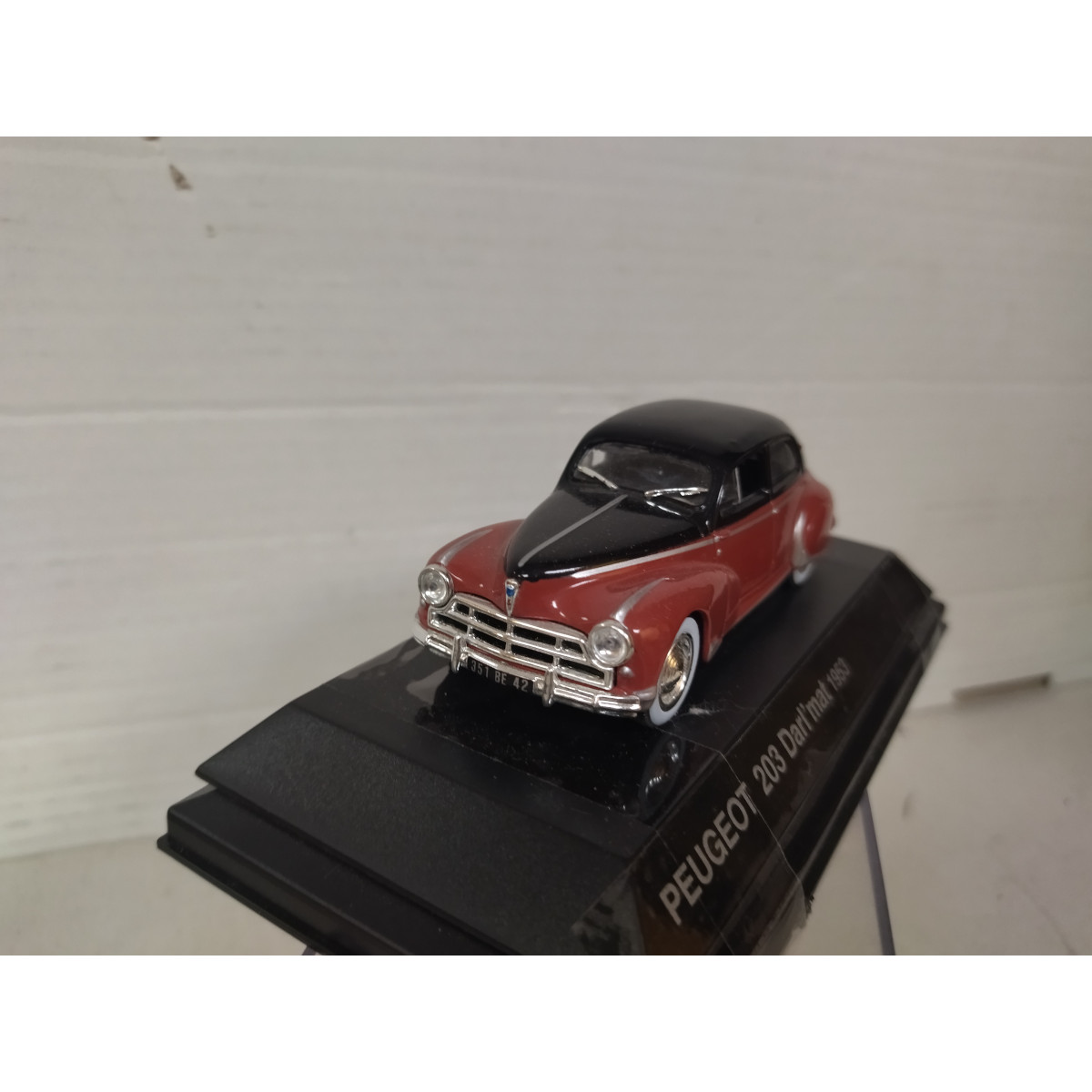 PEUGEOT 203 1953 DARL´MAT LES PEUGEOT 1:43 NOREV HACHETTE CAJA NO