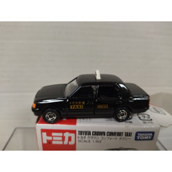 TOYOTA CROWN TAXI COMFORT BLACK 1:63/apx 1:64 TOMICA 51