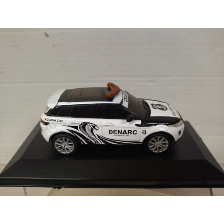 RANGE ROVER EVOQUE POLICIA CIVIL SERVICIOS BRASIL 1:43 ALTAYA IXO CAJA NO ORIGINAL