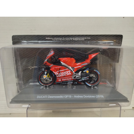 DUCATI DESMOSEDICI GP19 2019 ANDREA DOVIZIOSO MOTO GP 1:18 ALTAYA IXO OPEN BLISTER