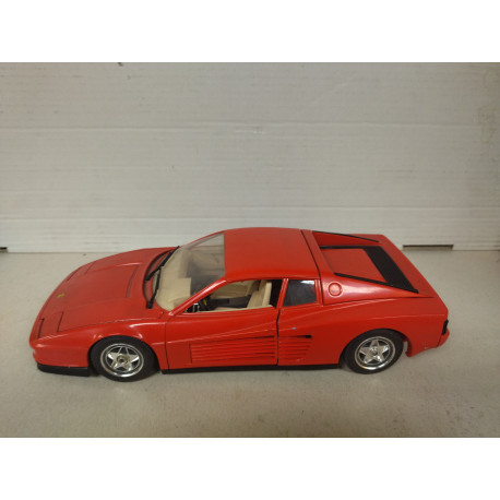 FERRARI TESTAROSSA 1984 RED 1:18 BBURAGO NO BOX