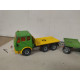 MERCEDES-BENZ 2232 TRUCK + TRAILER 1:55/apx 1:64 SIKU 3713 NO BOX