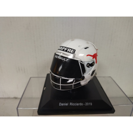 CASCO/HELMET DANIEL RICCIARDO 2019 FORMULA F1 1:5 SPARK ALTAYA DEFECT/NO URNA