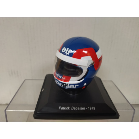 CASCO/HELMET 1979 PATRICK DEPAILLER FORMULA F1 1:5 SPARK ALTAYA DEFECT/PEANA