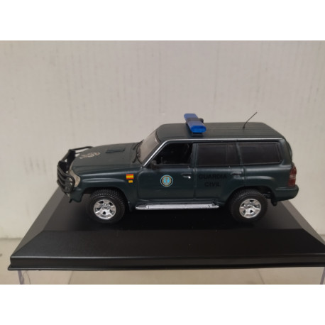NISSAN PATROL GR 2005 GAR GUARDIA CIVIL 1:43 ALTAYA IXO DEFCT/NO RETRO