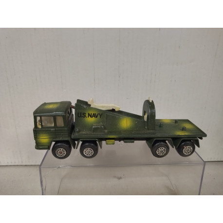 PEGASO MILITAR US NAVY CAMION/TRUCK 1:64 MIRA NO BOX VINTAGE