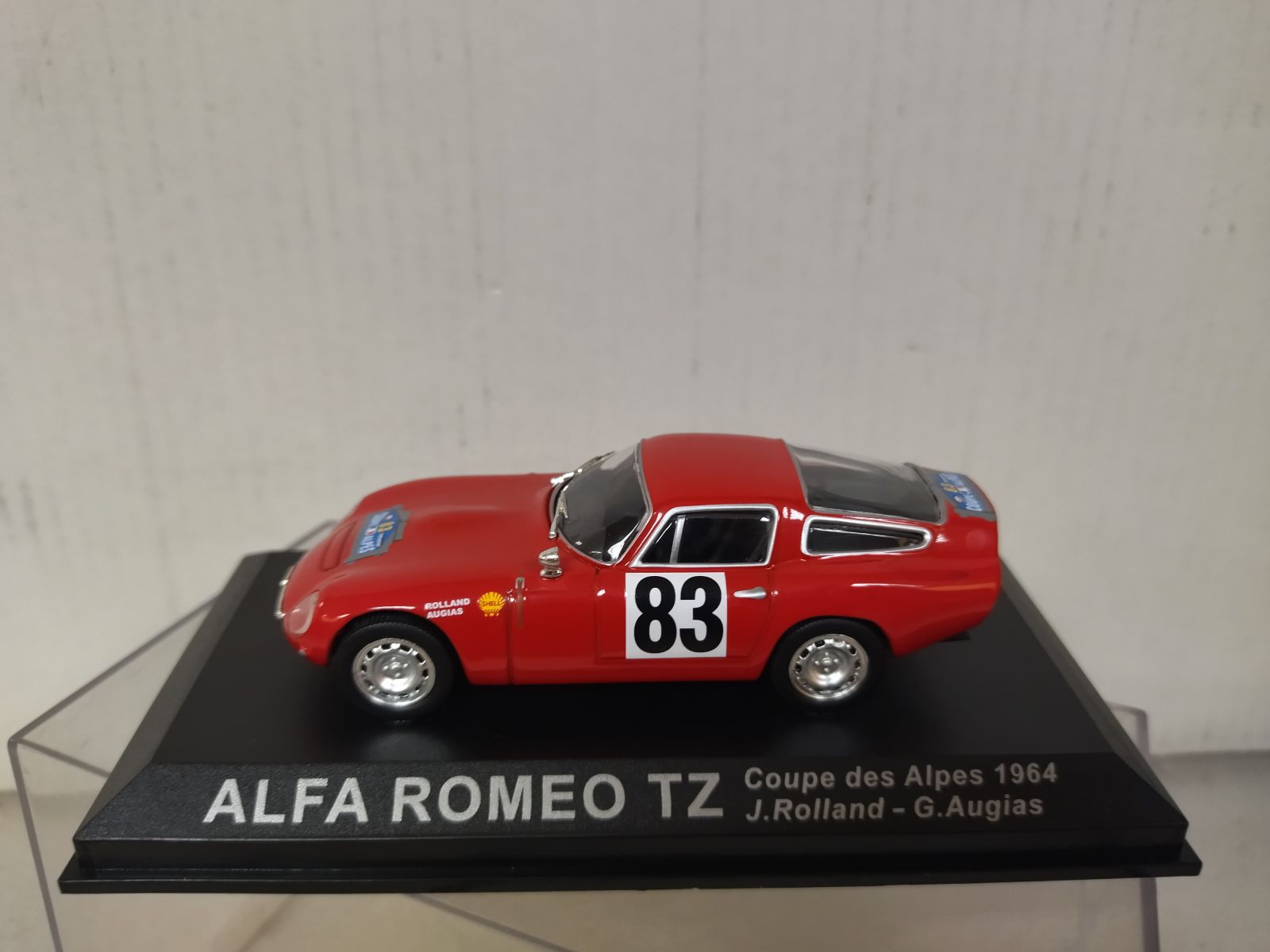 ixo アルファロメオ TZ 1/43 1964年 BEST 1/43 アルファロメオ TZ1 1964 タルガフローリオ 3位 #58 R