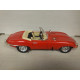 JAGUAR E-TYPE CONVERTIBLE RED 1:18 BBURAGO NO BOX DEFECT/V FOTOS