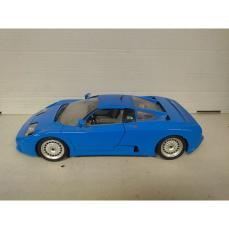 BUGATTI EB110 BLUE 1:18 BBURAGO NO BOX DEFECT/V FOTOS