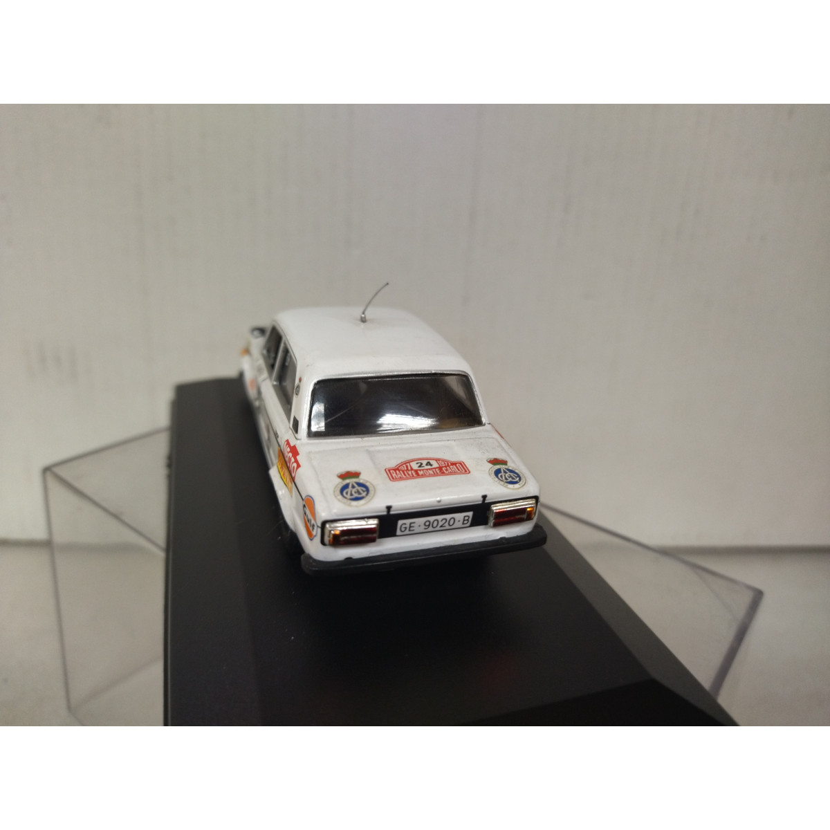 Maquette Seat 124D S 1800 Monte Carlo 1977 - Échelle 1/43 - Altaya - Neuf