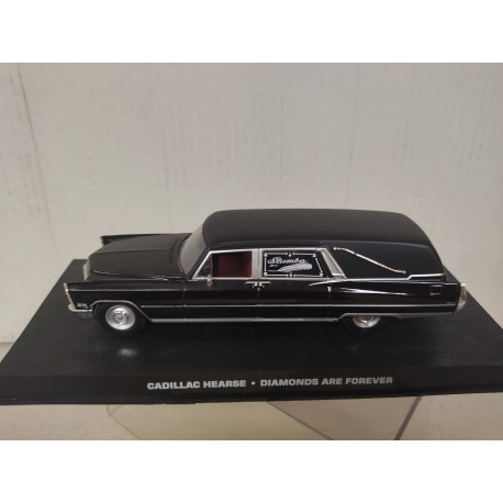 CADILLAC HEARSE DIAMONDS ARE FOREVER 007 JAMES BOND 1:43 IXO EAGLEMOSS