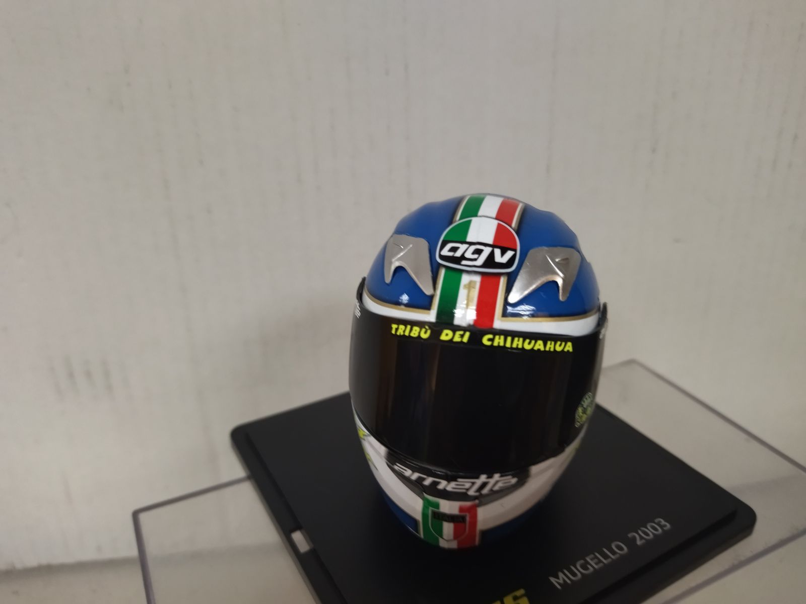 CASCO HELMET 2003 MUGELLO VALENTINO ROSSI 1 5 SPARK ALTAYA BCN STOCK CARS