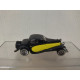 BUGATTI TYPE 50 1937 YELLOW & BLACK 1:64 HOT WHEELS VINTAGE NO BOX