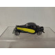 BUGATTI TYPE 50 1937 YELLOW & BLACK 1:64 HOT WHEELS VINTAGE NO BOX