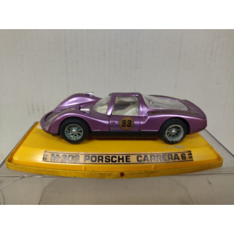 PORSCHE CARRERA 6 PURPLE 1:43 PILEN M-303 VINTAGE ORIGINAL/V FOTOS