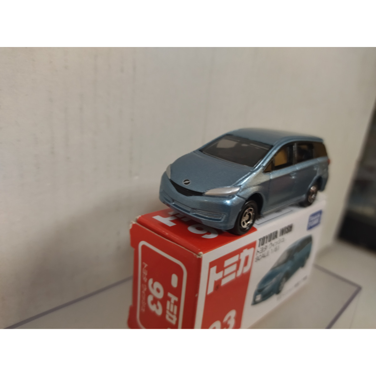 TOYOTA WISH 2 Gen AE20 BLUE 1 61 apx 1 64 TOMICA 93 BCN STOCK CARS