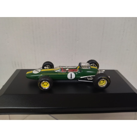 LOTUS 33 1965 FORMULA F1 WIN CLARK 1:43 RBA IXO CAJA NO ORIGINAL DEFECT/NO RETRO