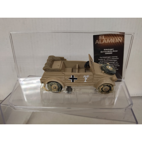 VOLKSWAGEN KUBELWAGEN TYP 82 AFRIKA KORPS WW 2 apx 1:72/76 CORGI CS90080