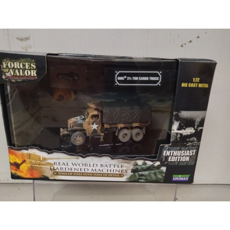 GMC 2 1/2 TON CARGO TRUCK 1:72 UNIMAX 85355 FORCES OF VALOR