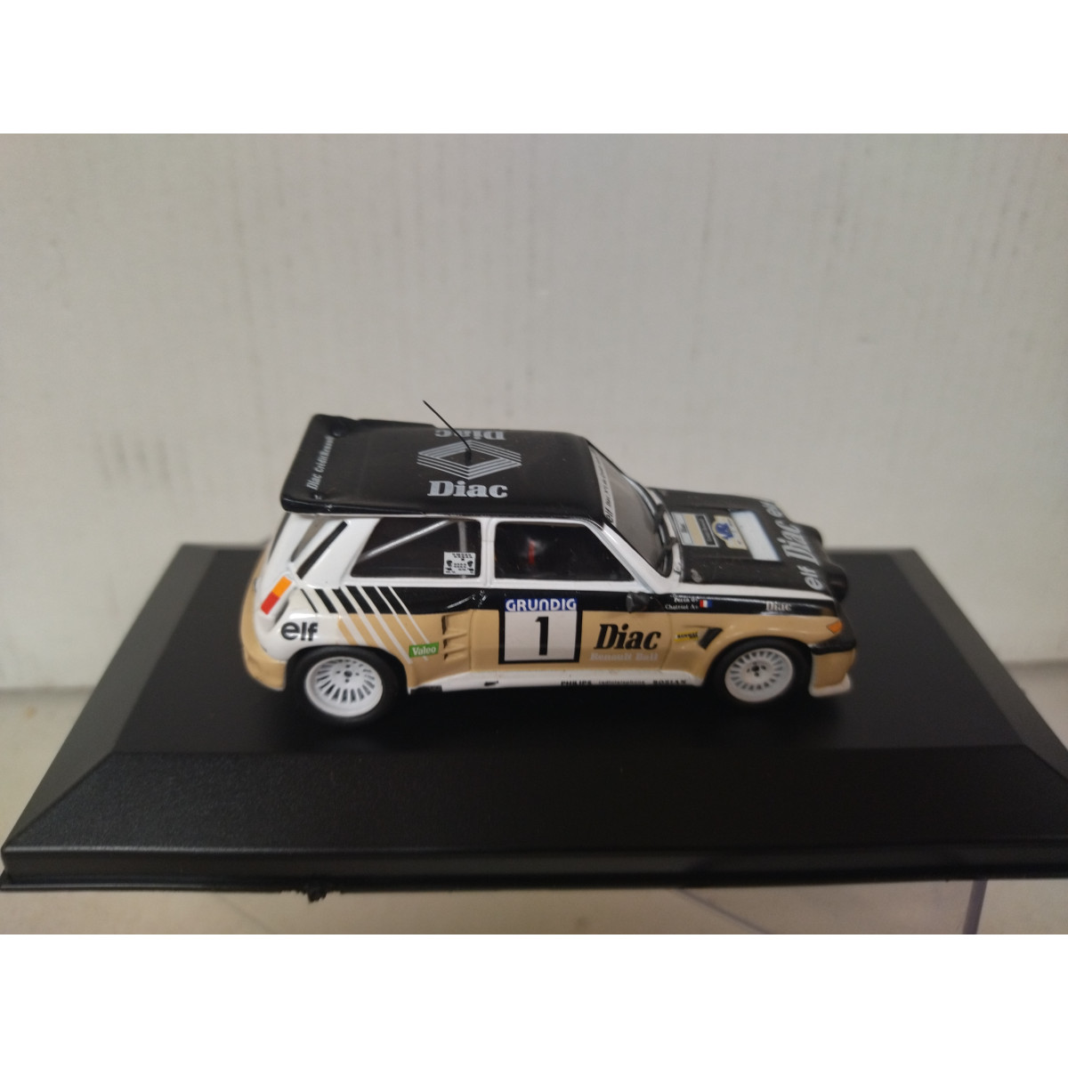 1:43 Norev Renault R5 Maxi Turbo #1 Winner Rally Du