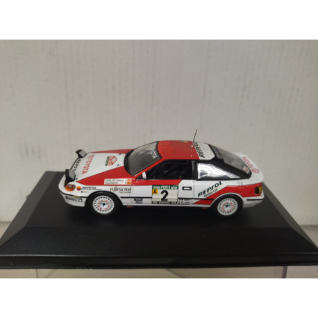TOYOTA CELICA 1991 GT4 WIN RALLY PORTUGAL SAINZ 1:43 ALTAYA IXO CAJA NO ORIGINAL
